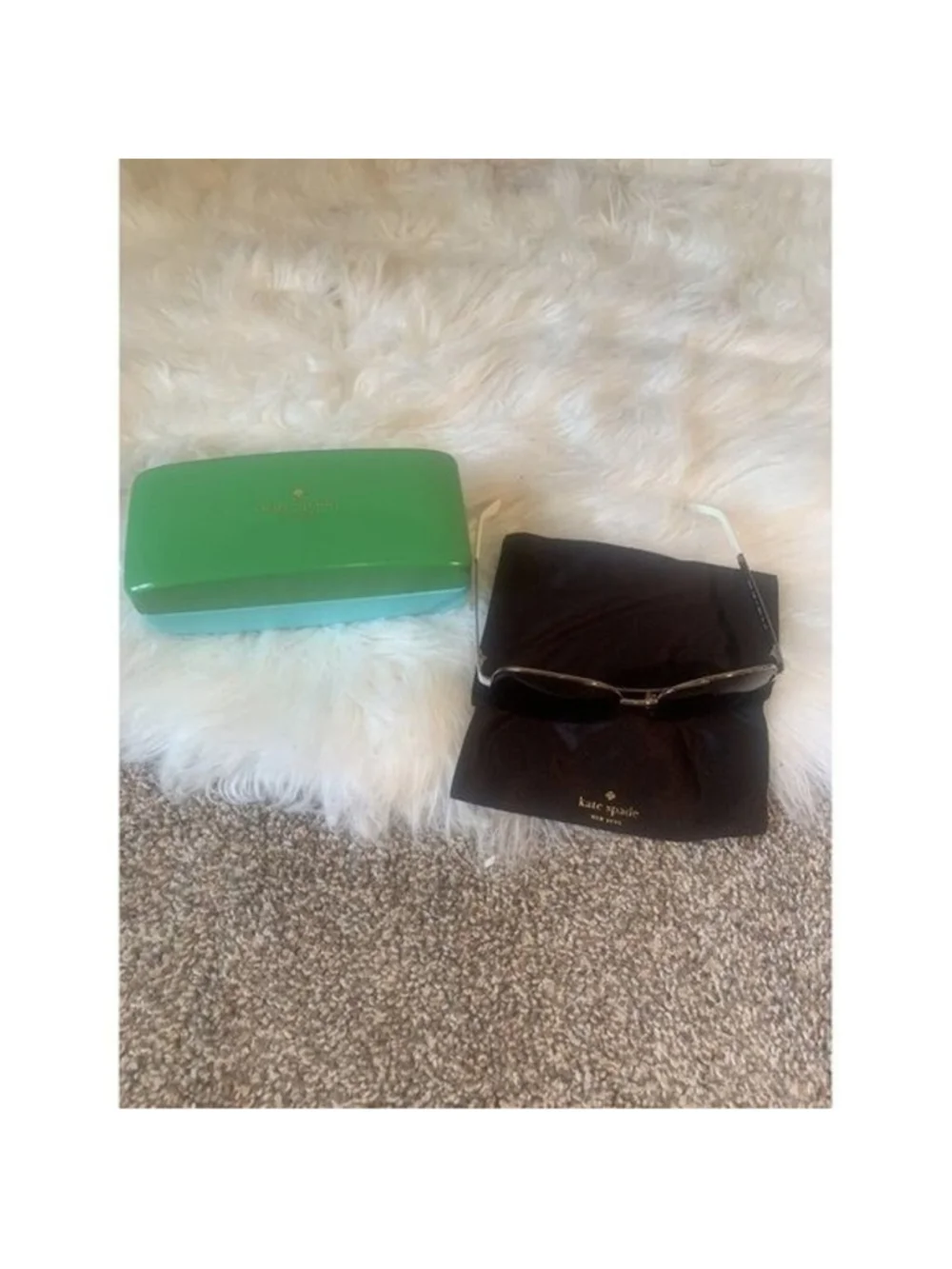 kate spade Sunglasses Cream Brown Gradient